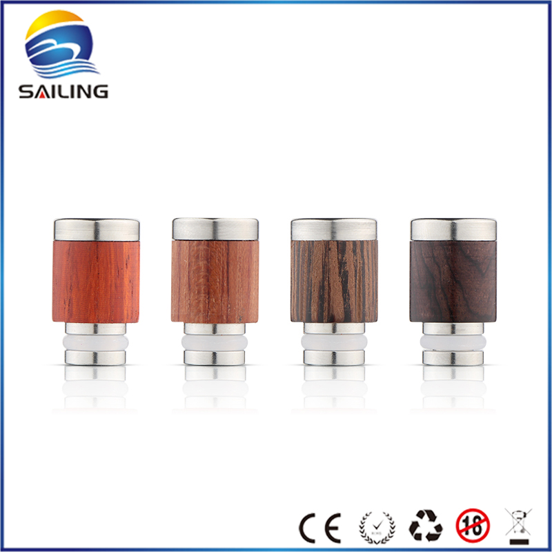 SS+Rosewood Drip Tips 9#