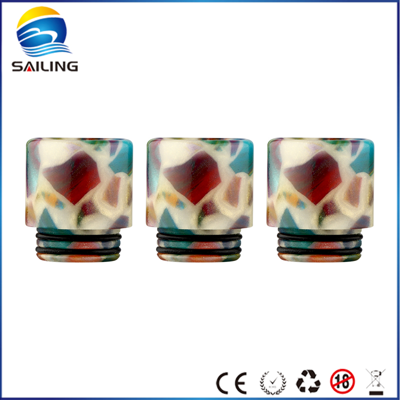 Epoxy Resin Floral Drip Tips for TFV12/TFV8