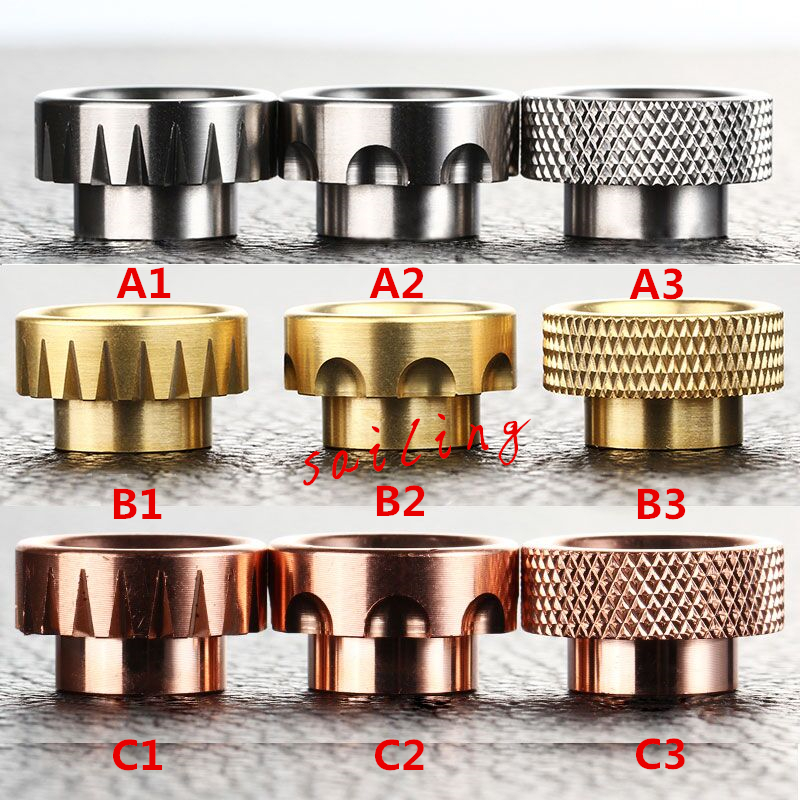 Metal Drip tips for kennedy Goon RDA SS/copper/brass