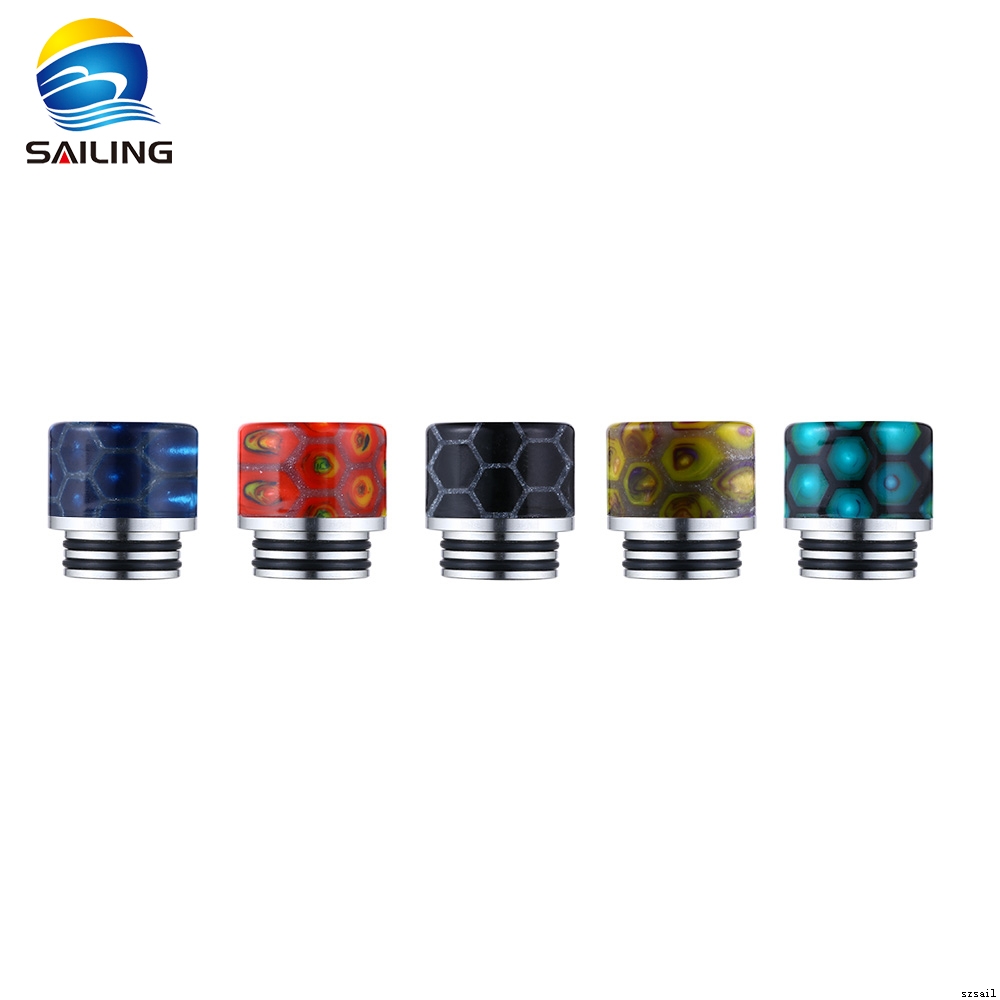 Epoxy Resin+SS Snake Pattern 810 Drip Tips for TFV8/TFV12